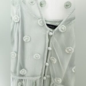 BNWT layered mesh floral dress